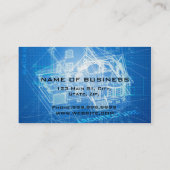 ARCHITEKTGESCHÄFTSKARTE VISITENKARTE (Rückseite)