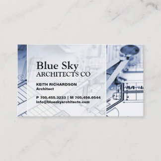 ARCHITEKTGESCHÄFTSKARTE VISITENKARTE