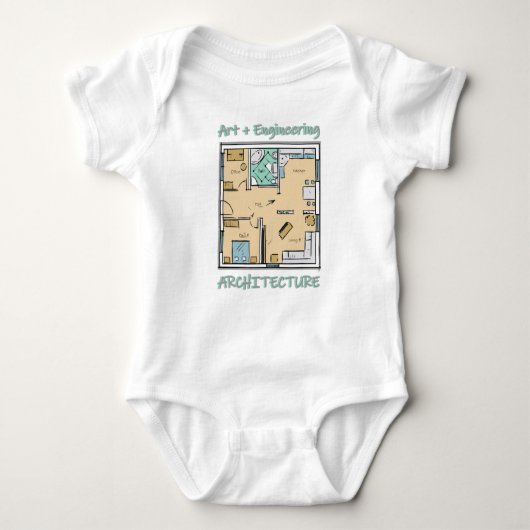 architektonbebe baby strampler (Vorderseite)