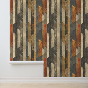 Architektonisch-vertikale Gestalt Vintager Stil Tapete