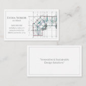 Architektonisch Zeichnend Visitenkarte (Vorne/Hinten)