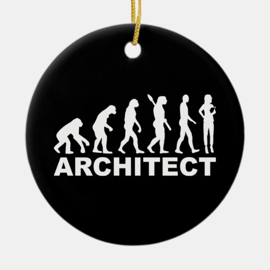 Architektonische Evolution Keramik Ornament (Vorne)