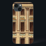 Architektonische Fassade von Jean Deneufforge iPhone 13 Hülle<br><div class="desc">Eine architektonische Fassade, die von Jean Deneufforge gezeichnet wurde. Das Wort Fassade kommt vom italienischen Wort facciata, das "Gesicht" bedeutet. Lege ein neues Gesicht auf eine deiner Wände mit diesem Stück!</div>