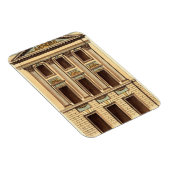 Architektonische Fassade von Jean Deneufforge Magnet (Rechte Seite)