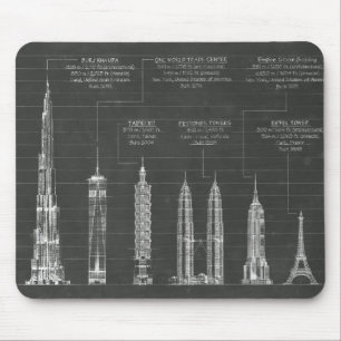 Architektonische Höhen Mousepad