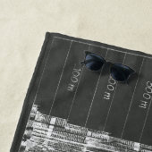 Architektonische Höhen Strandtuch (Beispiel)