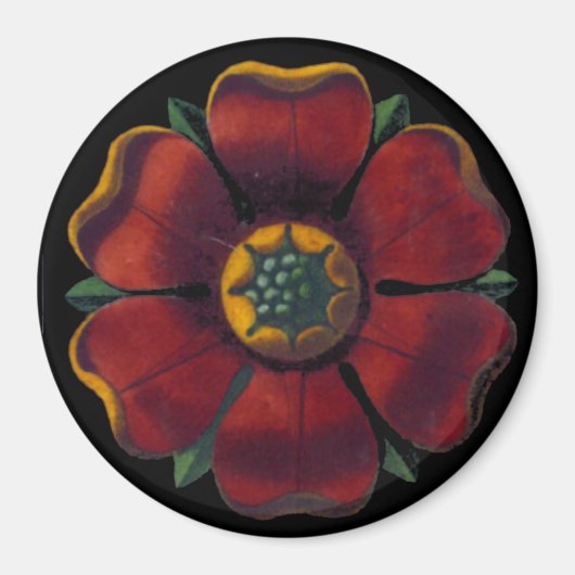 Architektonische Rosette Nr. 1 Magnet (Vorne)