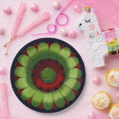 Architektonische Rosette Nr. 2 Pappteller (Party)