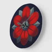 Architektonische Rosette Nr. 3 Große Wanduhr (Winkel)