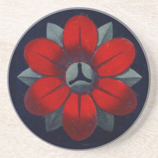 Architektonische Rosette Nr. 3 Untersetzer (Vorne)