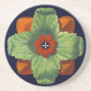 Architektonische Rosette Nr. 4 Getränkeuntersetzer