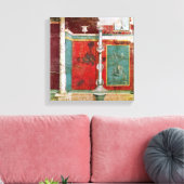 Architektonisches Detail mit Landschaft Leinwanddruck (Insitu (Wohnzimmer))