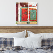 Architektonisches Detail mit Landschaft Leinwanddruck (Insitu (Schlafzimmer))
