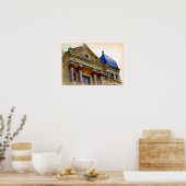 Architektonisches Gebäude Fotografie Print Poster (Küche)