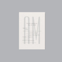 Architektonisches Minimal-Monogramm