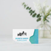 Architektonisches Real Anwesen Logo Visitenkarte (Stehend Vorderseite)