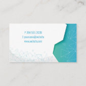 Architektonisches Real Anwesen Logo Visitenkarte (Rückseite)