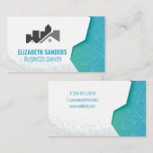 Architektonisches Real Anwesen Logo Visitenkarte (Vorne/Hinten)