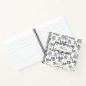 Architektonisches Städtchen Personalisiert Notizblock (Innenseite)