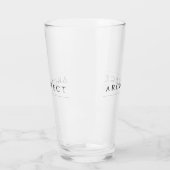 ARCHITEKTPint Trinkglas / Schwarz Glas (Links)