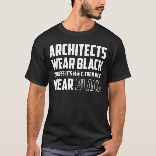 ARCHITEKTSCHWARZ T-Shirt (Vorderseite)
