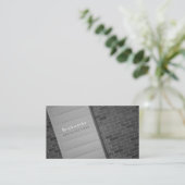 Architektur Abstrakt Visitenkarte (Stehend Vorderseite)