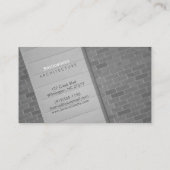 Architektur Abstrakt Visitenkarte (Rückseite)