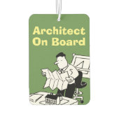 Architektur an Bord Autolufterfrischer (Rückseite)