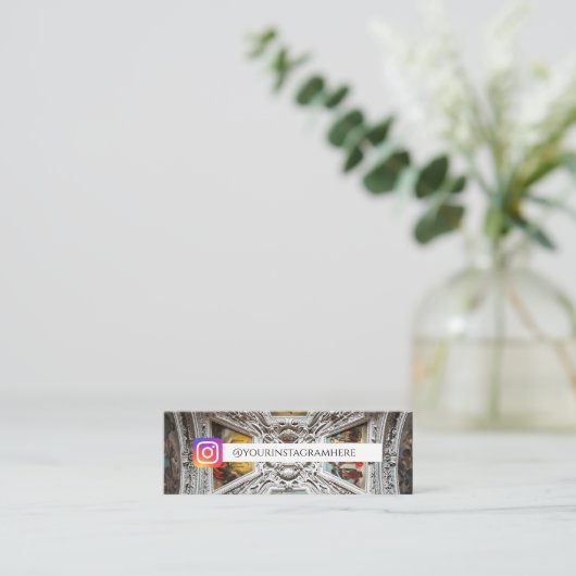 Architektur Antike Kunst Mini Visitenkarte (Stehend Vorderseite)