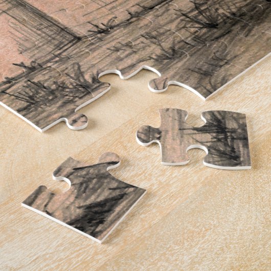 Architektur Antike orthodoxe Kirche Zeichnend Kuns Puzzle (Seite)