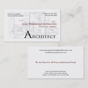 Architektur-Architektur-Visitenkarte Visitenkarte