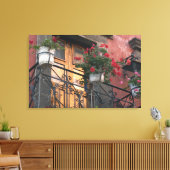 Architektur auf den Straßen von San Miguel de Leinwanddruck (Insitu (Wohnzimmer))