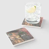 Architektur auf den Straßen von San Miguel de Steinuntersetzer (Seitenansicht)