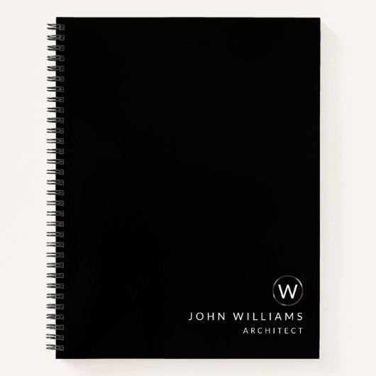 Architektur Beruflich Modernes Minimalistisches Mo Notizblock (Vorderseite)