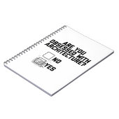 Architektur besessen | Architects Students Gifts Notizblock (Linke Seite)