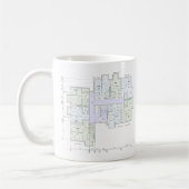 Architektur-Blueprint  Kaffeetasse (Links)