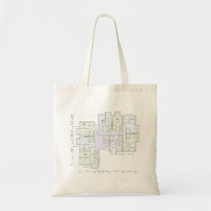 Architektur-Blueprint-Tragetasche Tragetasche