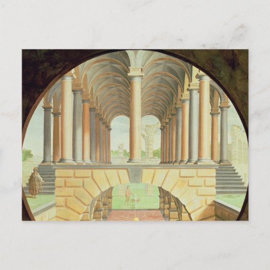 Architektur Capriccio Postkarte (Vorderseite)