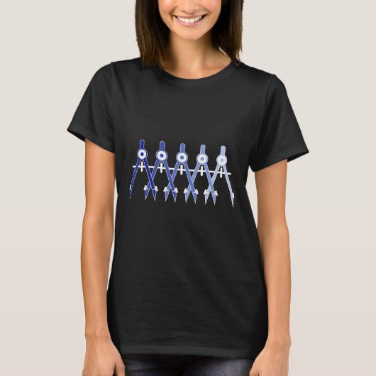 Architektur Compass Tool Design Architect Profis T-Shirt (Vorderseite)