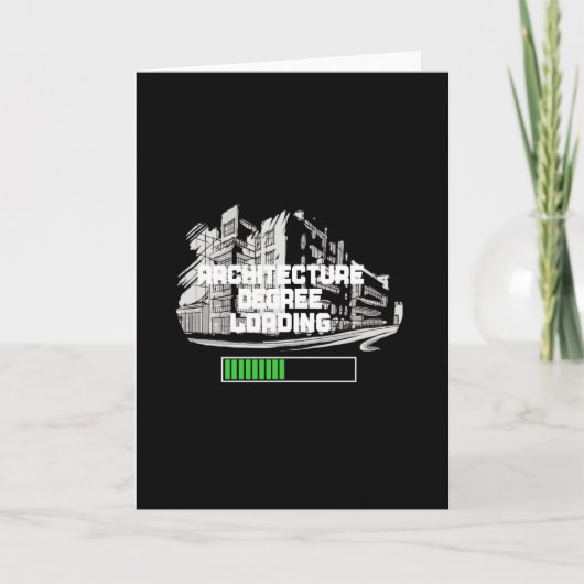 Architektur Degree Loading Karte (Vorderseite)