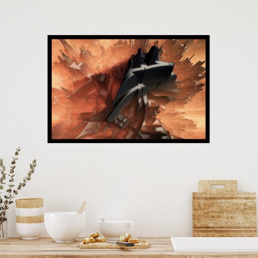 Architektur der Alien Poster (Küche)