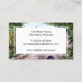 Architektur der Aquarellmalerei auf der Steinbrück Visitenkarte (Rückseite)