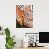 Architektur der Brücke über den Venedig Poster (Heimbüro)