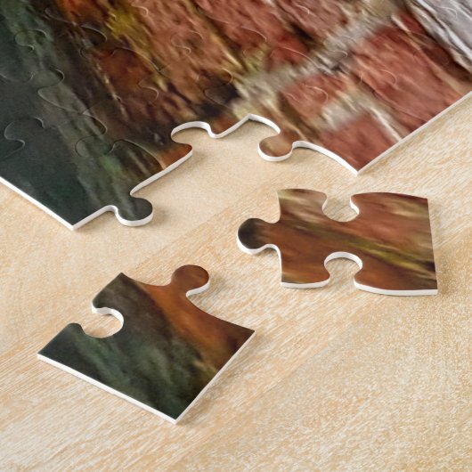 Architektur der Brücke über den Venedig Puzzle (Seite)