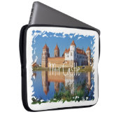 Architektur der Burg Belarus Mir Laptop-Sieb Laptopschutzhülle (Vorne Rechts)