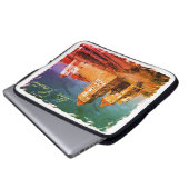 Architektur der Burg Belarus Mir Laptop-Sieb Laptopschutzhülle (Vorne Knopf)