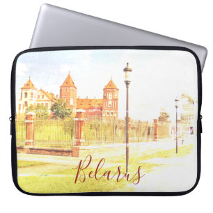 Architektur der Burg Belarus Mir Laptop-Sieb Laptopschutzhülle