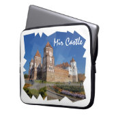 Architektur der Burg Belarus Mir Laptop-Sieb Laptopschutzhülle (Vorderseite Links)