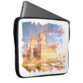 Architektur der Burg Belarus Mir Laptop-Sieb Laptopschutzhülle (Vorne Rechts)