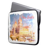 Architektur der Burg Belarus Mir Laptop-Sieb Laptopschutzhülle (Vorderseite Links)